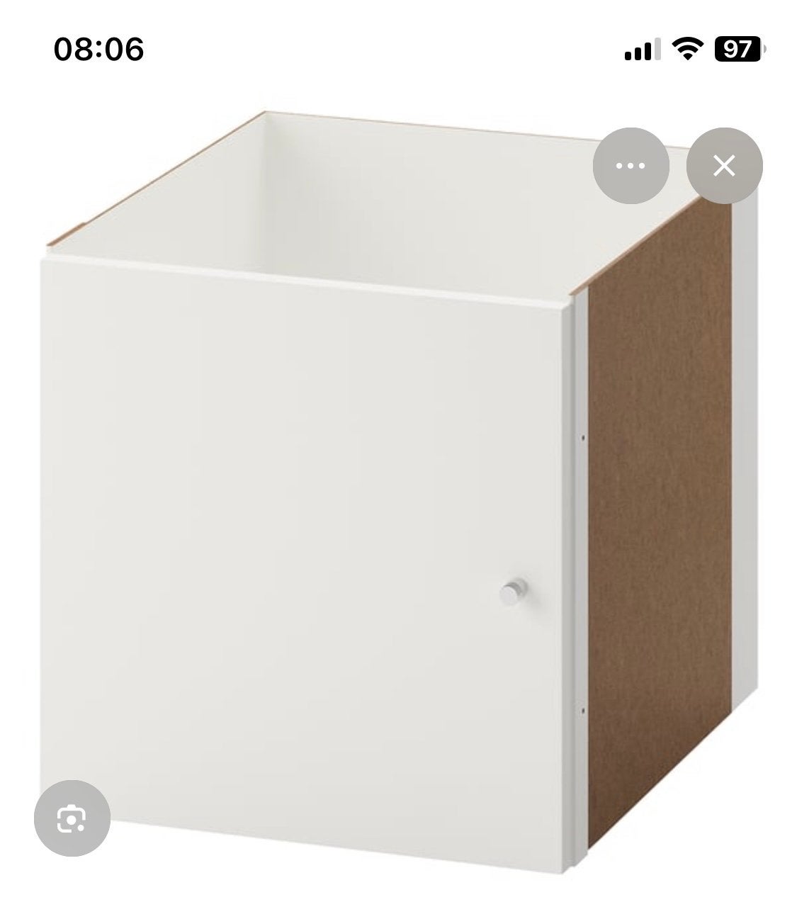 Inzetkast kallax, Huis en Inrichting, Ophalen, 50 tot 100 cm, Zo goed als nieuw, Minder dan 100 cm