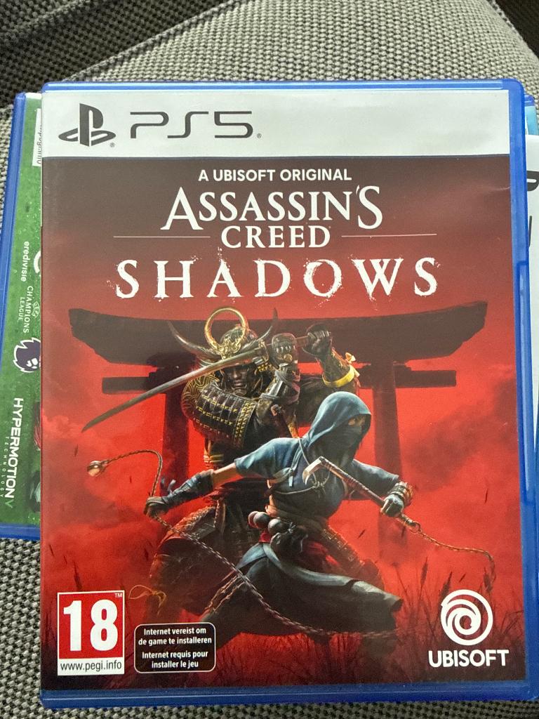 Assassin creed SHADOWS, Spelcomputers en Games, Games | Sony PlayStation 5, Ophalen, Zo goed als nieuw