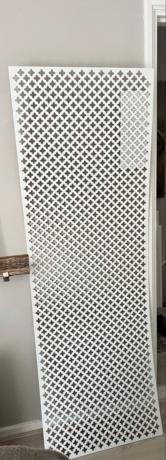 Cando Decorpaneel Cyprus MDF wit - Radiatorbekleding, Doe-het-zelf en Verbouw, Ophalen, Nieuw