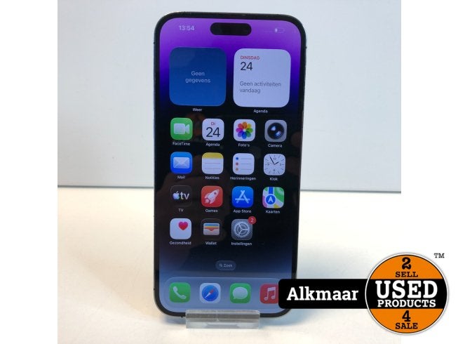 Apple iPhone 14 Pro Max 128GB Paars | 82% | Nette staat, Apple, Zo goed als nieuw, Support@apple.com, One Apple Park Way
Cupertino, CA 95014
United States