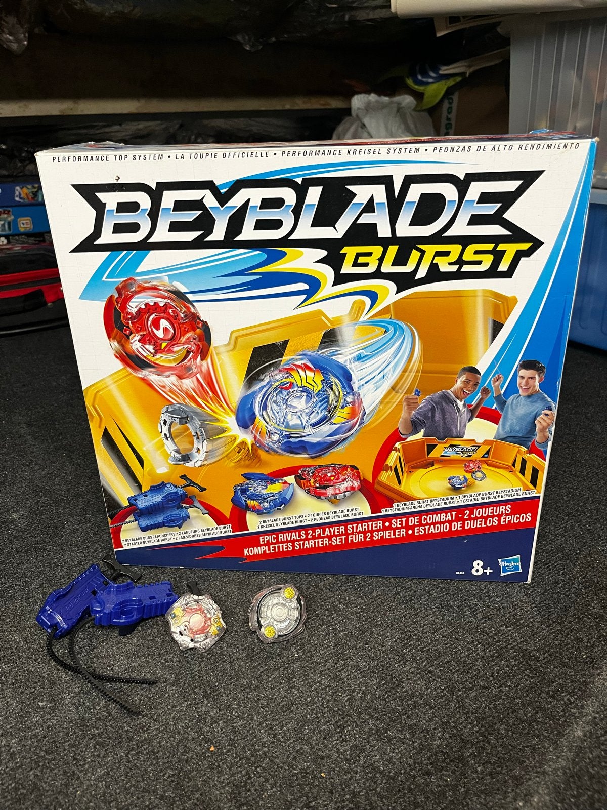 Beyblade Burst Epic Rivals 2-Player Starter Set, Ophalen of Verzenden, Zo goed als nieuw, Jongen of Meisje