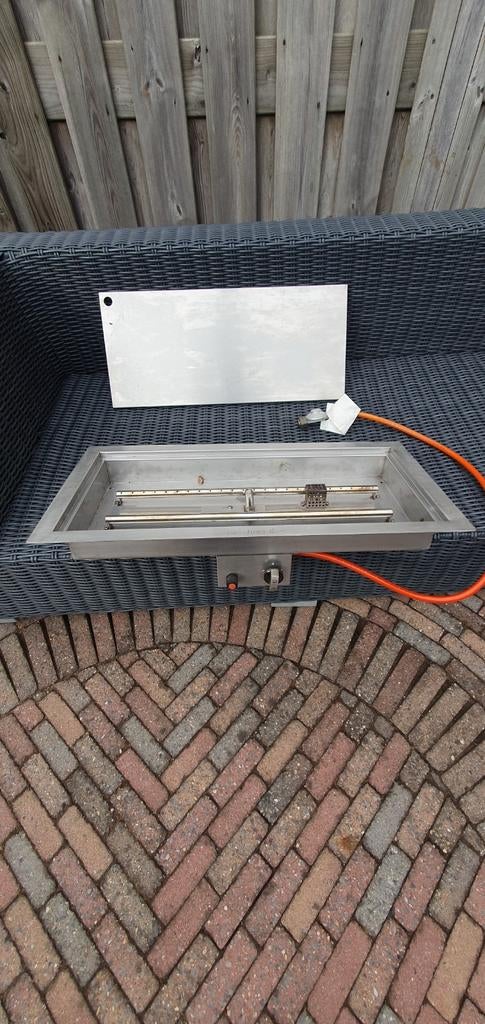 Easy- files inbouw brander 76 x 26 cm, Tuin en Terras, Terrasverwarmers, Ophalen, Zo goed als nieuw, Gas, Waterbestendig
