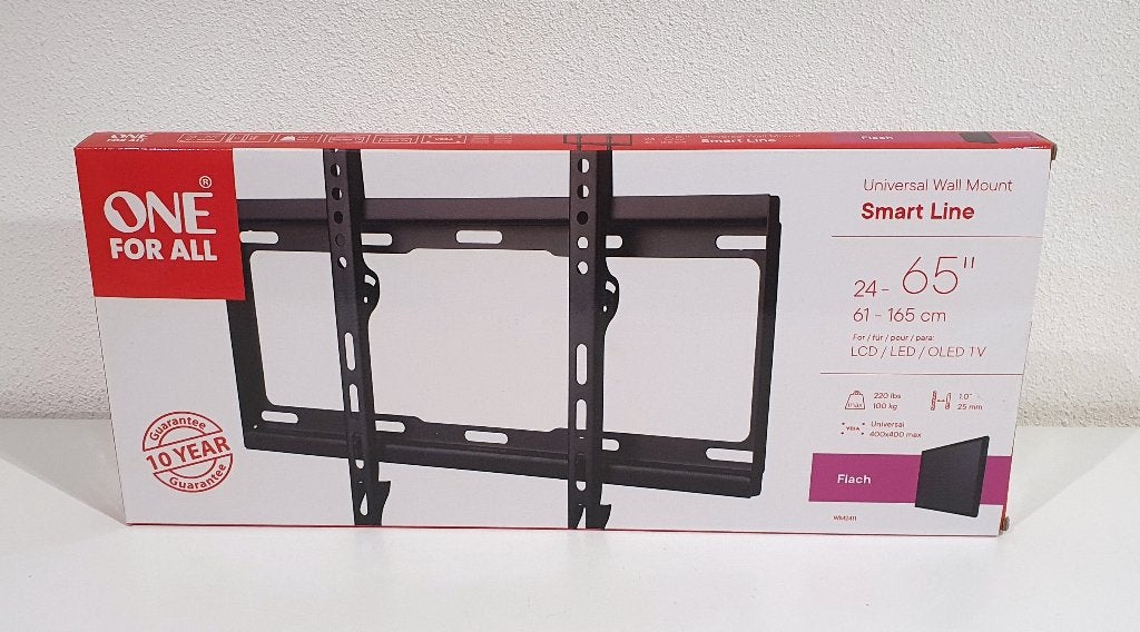 Muurbeugel voor tv's van 32 tot 65 inch - One For All WM2411, S, Nieuw, Ophalen of Verzenden, S