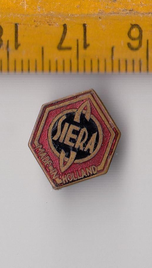 Siera Holland Radio embleem logo schildje, Ophalen of Verzenden