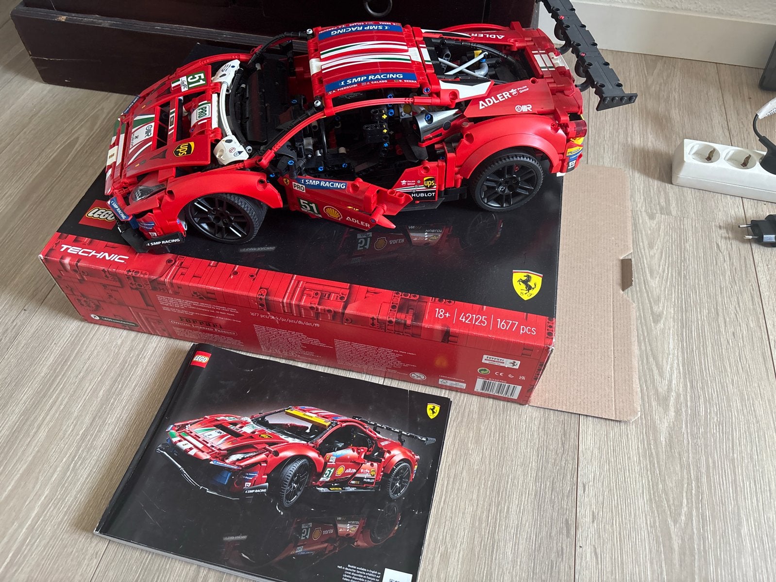 Lego Technic Ferrari 488 GTE AF Corse #51, Ophalen, Zo goed als nieuw, Overige merken