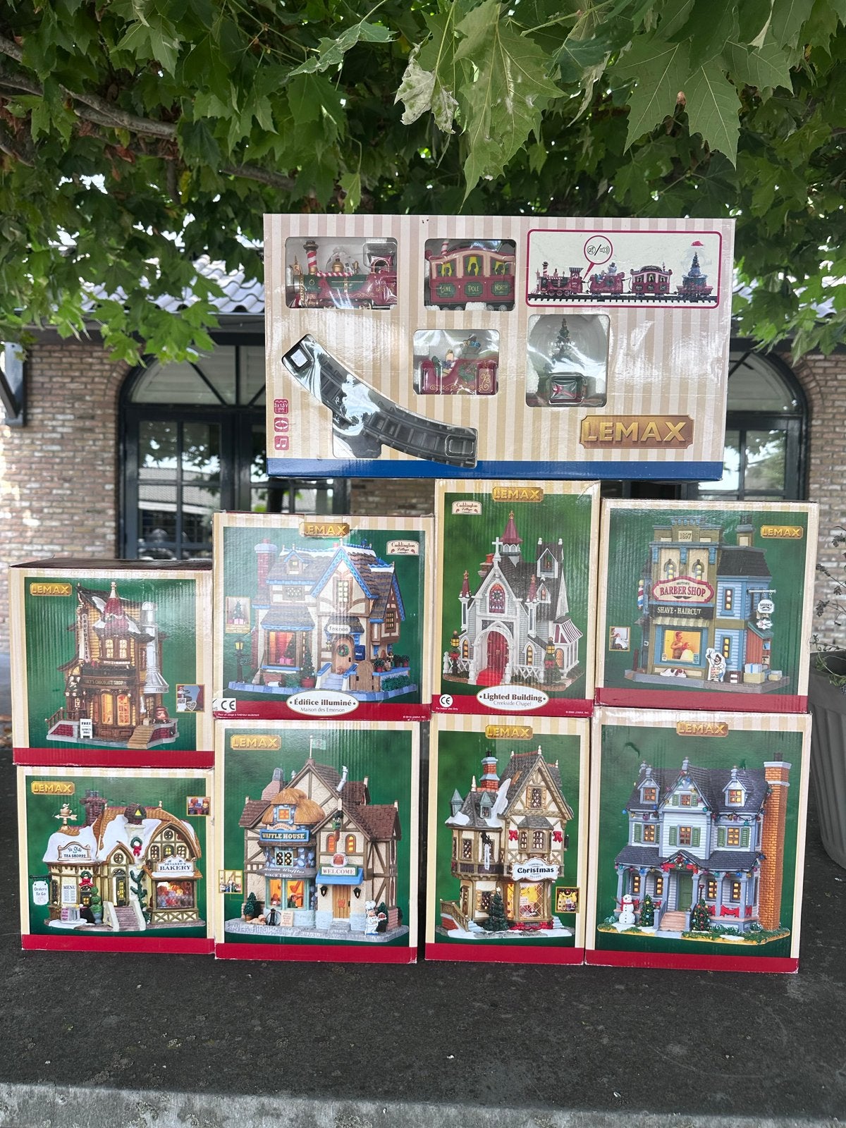 Lemax huisjes plus trein, Ophalen