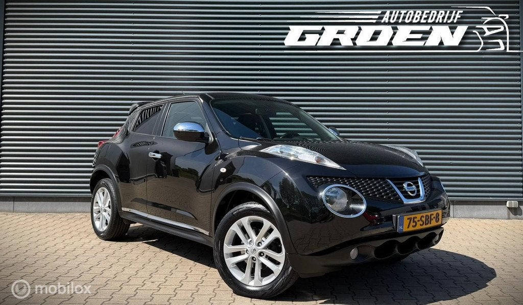 Nissan Juke 1.6 Acenta CAMERA|TREKHAAK|NAP|CRUISE, Auto's, Nissan, Euro 5, 4 cilinders, Origineel Nederlands, Bedrijf