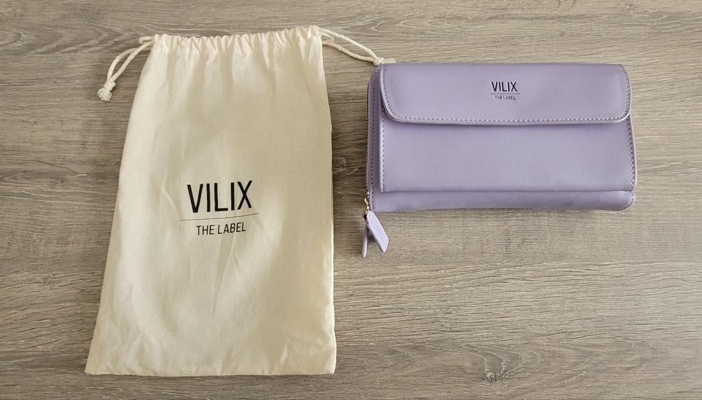 Nieuw! Portemonnee/tasje Vilix the Label in zomers lila, Ophalen of Verzenden, Nieuw