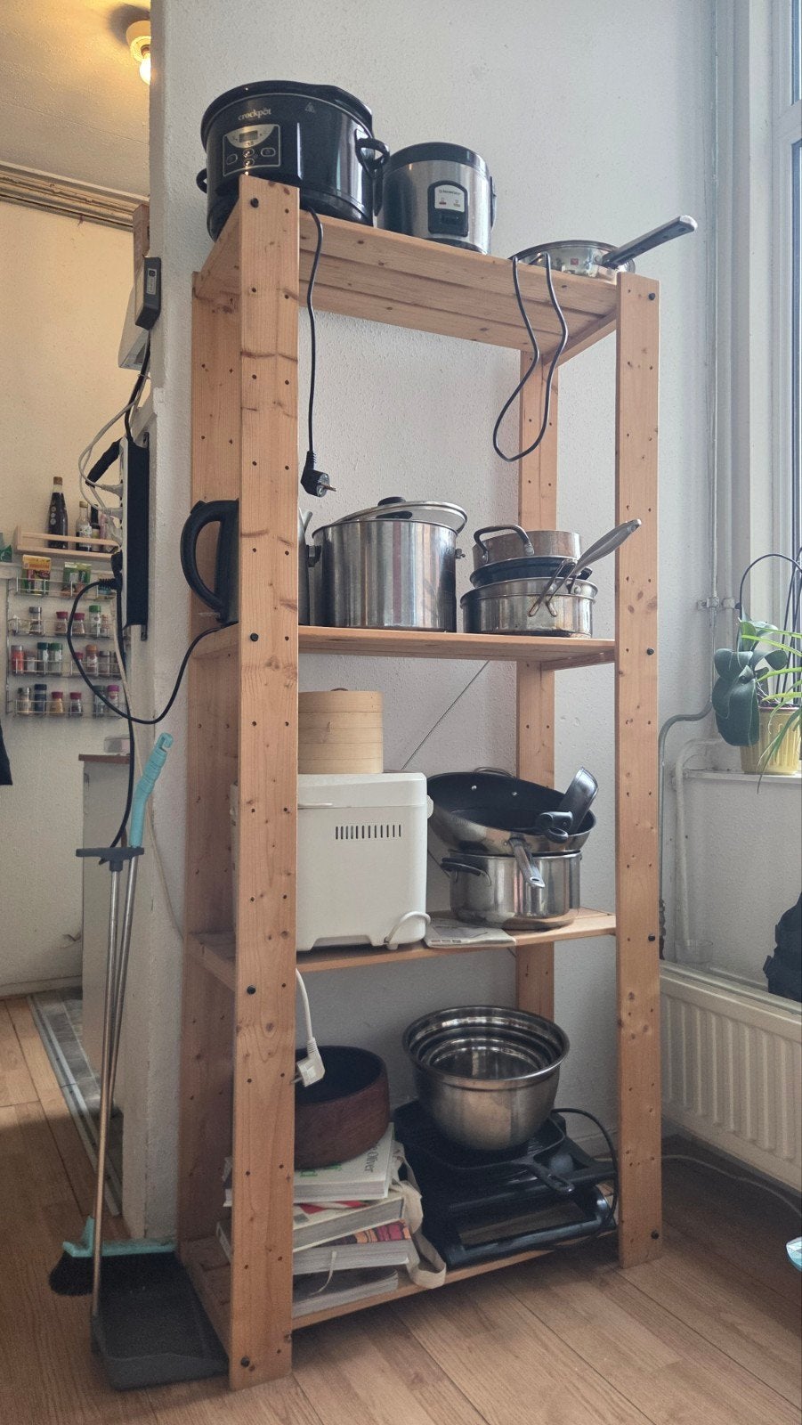 IKEA Stellingkast, Huis en Inrichting, Beige, Hout, IKEA, Ophalen of Verzenden
