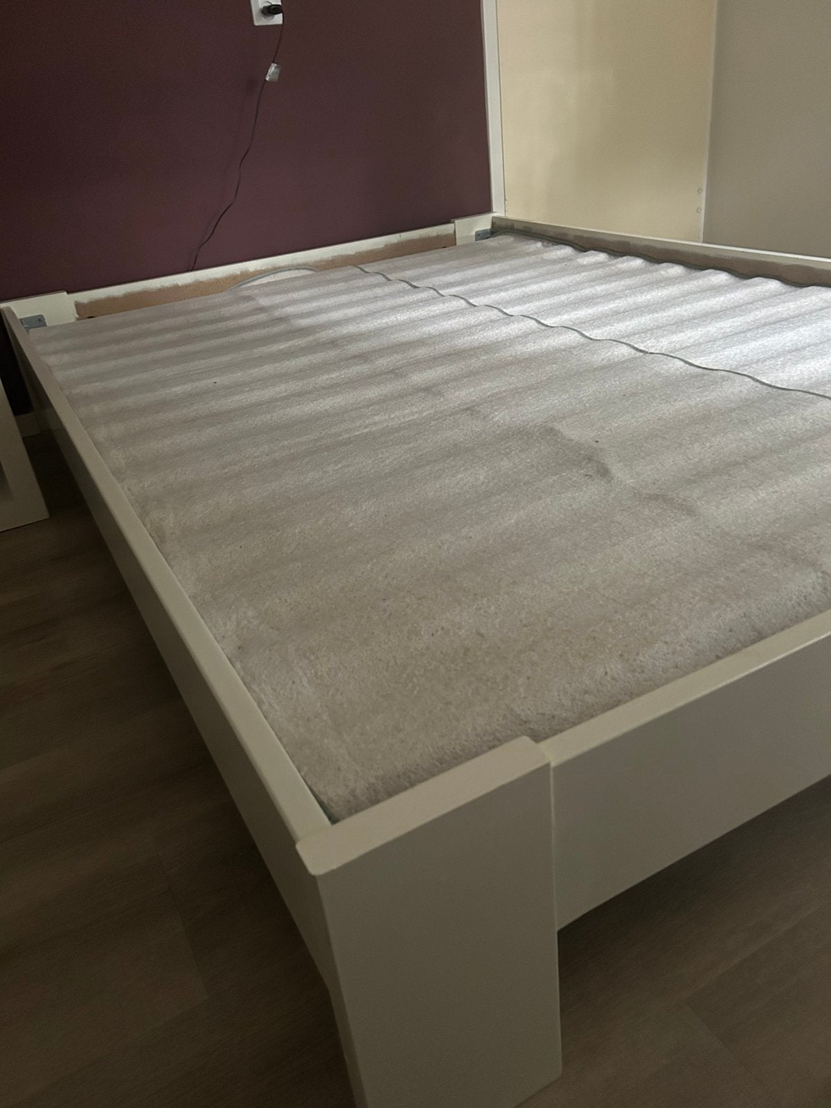 Tweepersoonsbed Ledikant Twijffelaar, Ophalen, Gebruikt, Wit, Tweepersoons