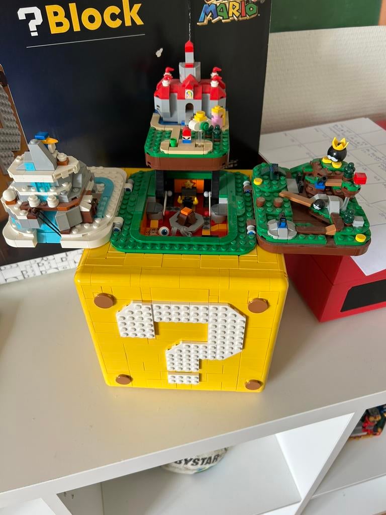 Super mario 64 lego block, Lego, Compleet, Ophalen of Verzenden, Zo goed als nieuw