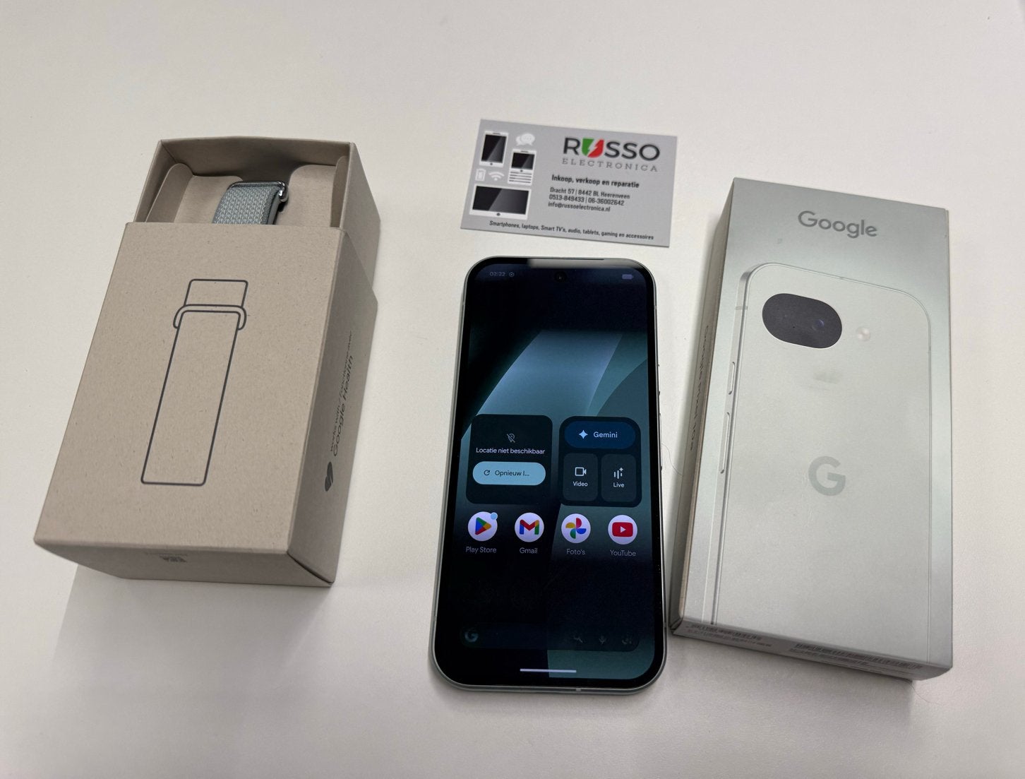 Google Pixel 10a + Google fitbit air Zo goed als nieuw, Overige modellen, Zonder simlock, Zonder abonnement, 6 megapixel of meer