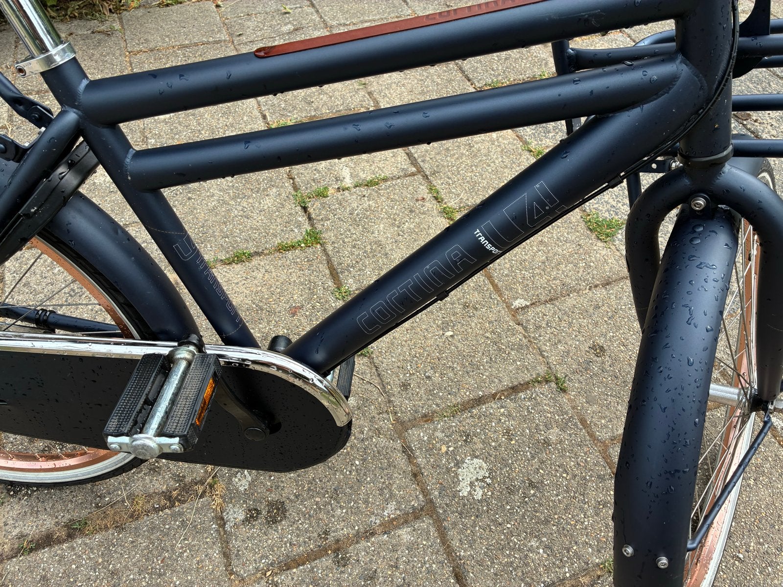 Cortina Transport U4 kinderfiets, Ophalen, Terugtraprem, 24 inch, Versnellingen