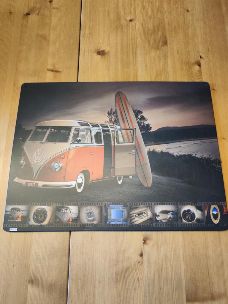 Emaille bord T1, Ophalen, Auto