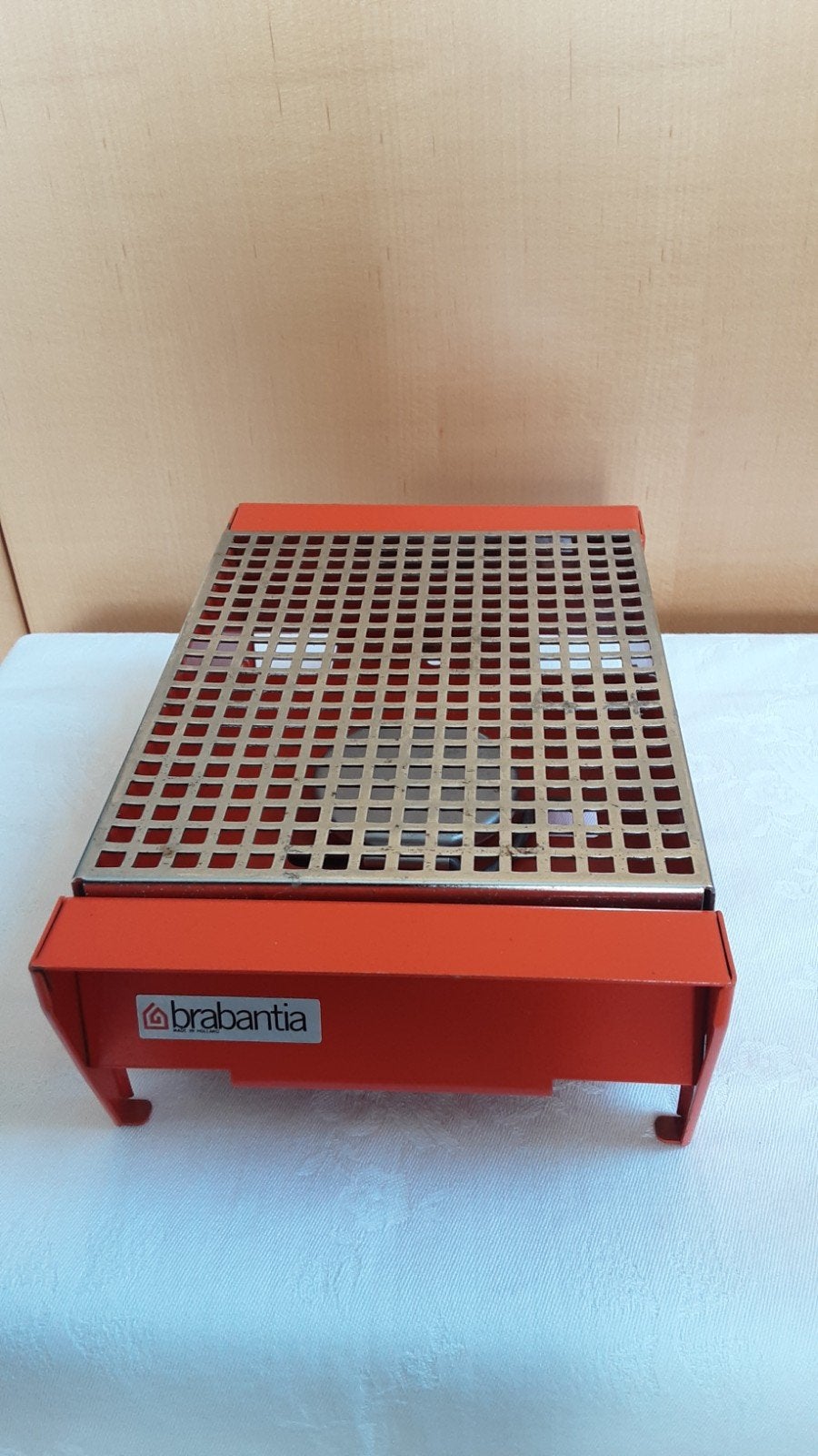 Oranje Brabantia warmhoudplaat,  1 pit, Caravans en Kamperen, Caravan accessoires, Ophalen of Verzenden, Gebruikt