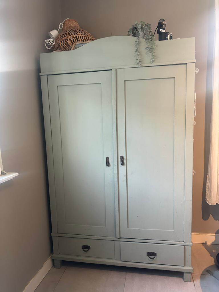 Grote brocante / Franse landelijke kast, Ophalen, Gebruikt