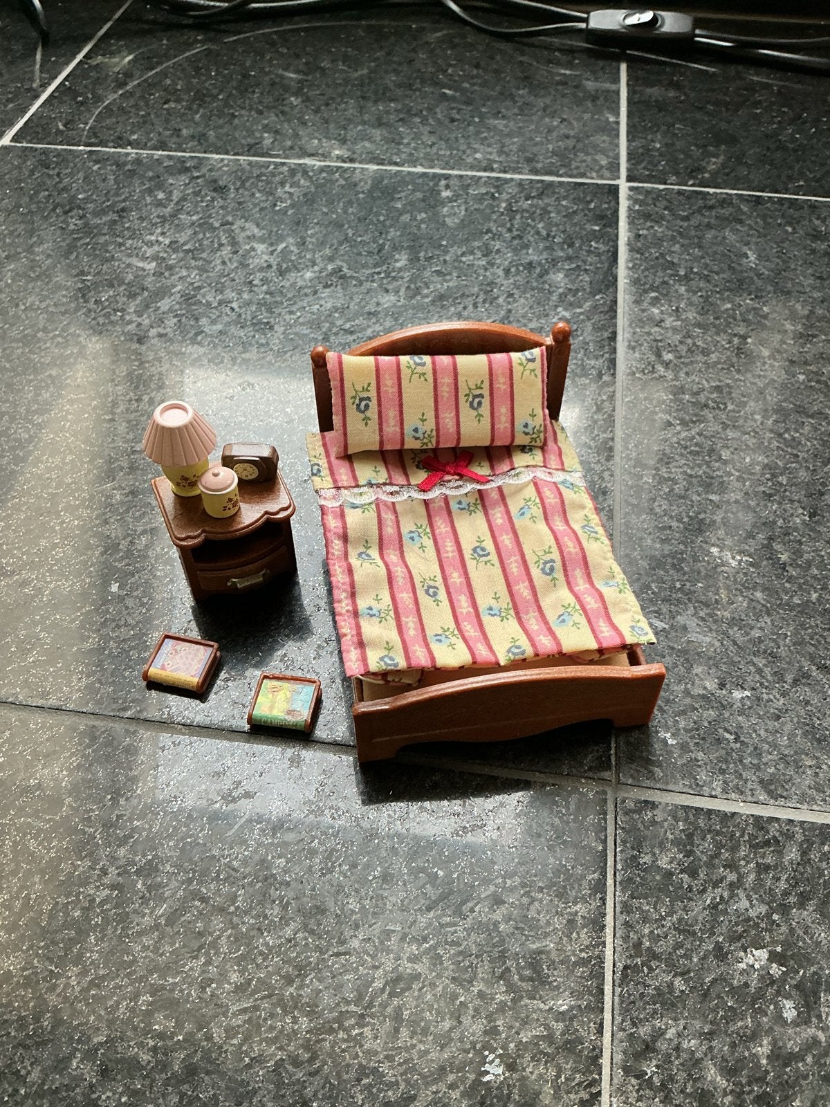 Sylvanian Families Semi-Double Bed nr.2934, Ophalen of Verzenden, Toebehoren