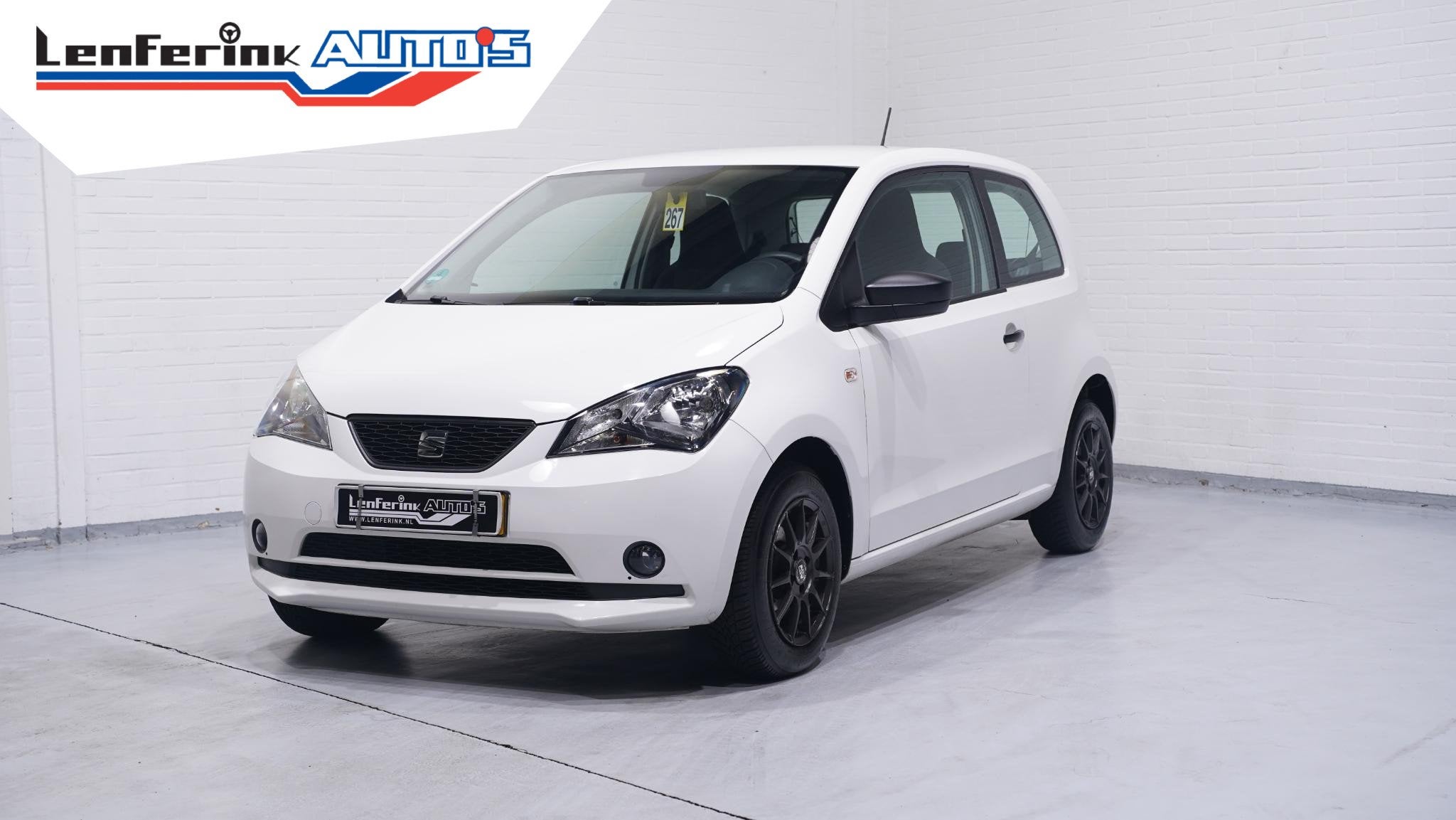 SEAT Mii 1.0 Sport Connect airco electrisch-pack aux-aanslui, Auto's, Seat, Voorwielaandrijving, Stof, Gebruikt, Mii