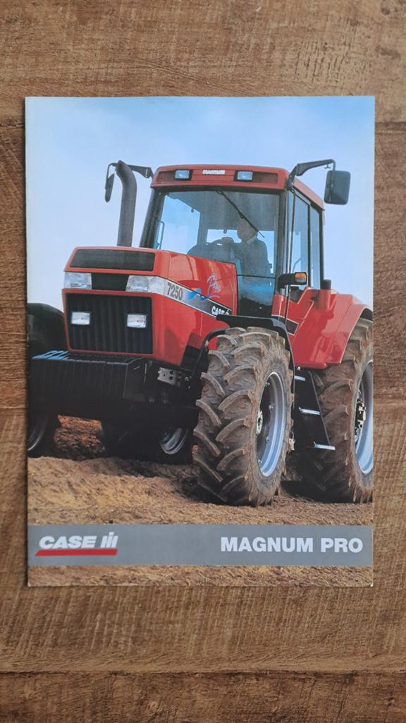 Folder CASE IH MAGNUM PRO 7200 serie tractoren, trekker, Ophalen of Verzenden, Zo goed als nieuw, Folder