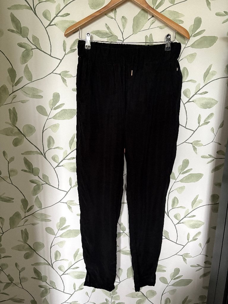 Rituals zwarte loungebroek dunne joggingbroek medium 36 38, Kleding | Dames, Maat 38/40 (M), Zwart, Zo goed als nieuw, Lang
