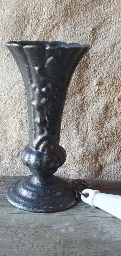 Franse  gietijzeren tuinvaas, Antiek en Kunst, Ophalen of Verzenden
