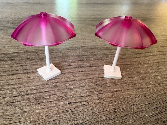 lego parasols op voetstuk (2), Ophalen of Verzenden, Nieuw, Accessoire, Lego