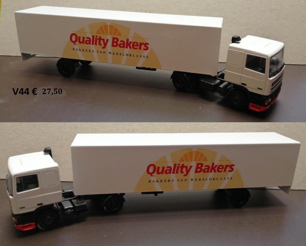 lion daf 85 met enkelas trailer, Ophalen of Verzenden, Zo goed als nieuw, Bus of Vrachtwagen, Lion Toys