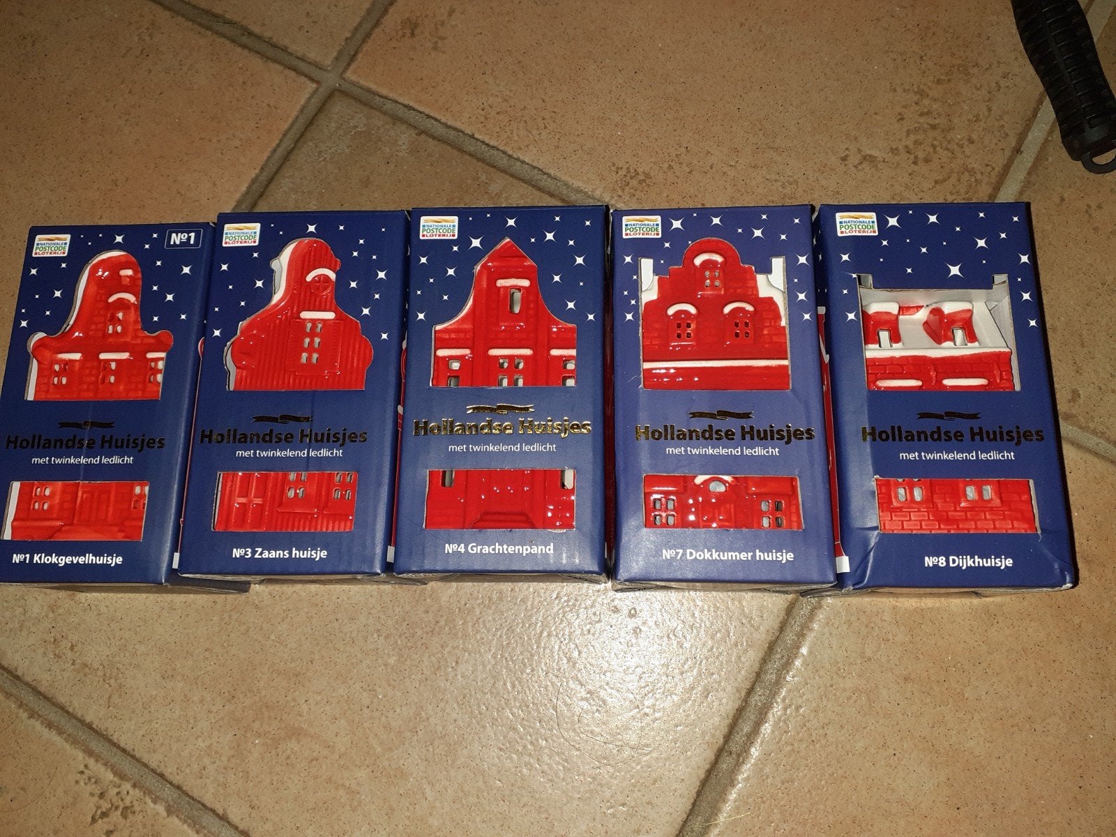 Postcodeloterij Hollandse Huisjes - Nrs. 1, 3, 4, 7, 8, Ophalen of Verzenden, Nieuw