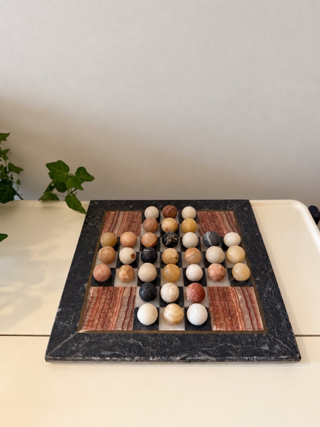 Onyx Solitaire spel coffe table game, Antiek en Kunst, Ophalen of Verzenden