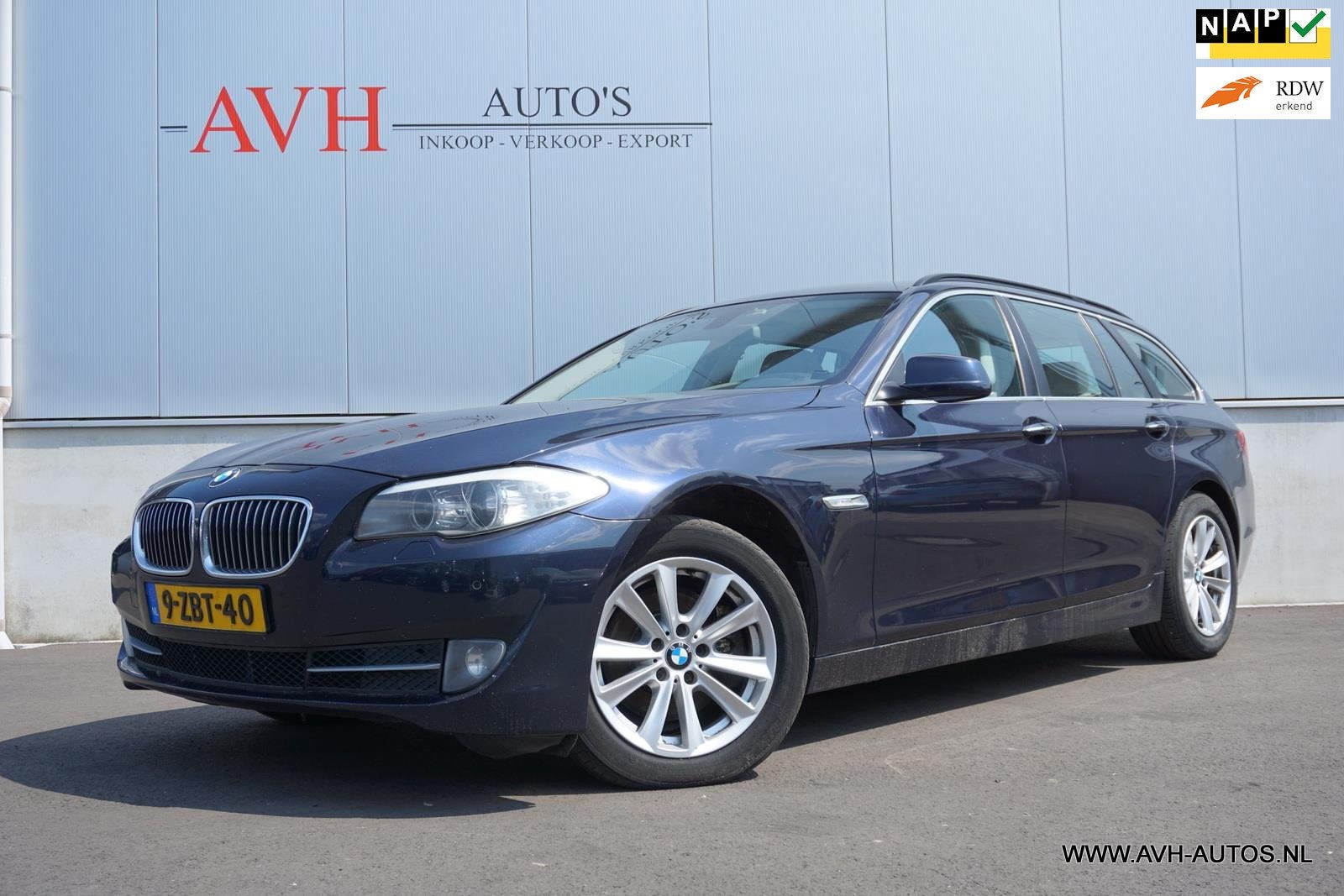 BMW 5-serie Touring 520d High Executive, Auto's, BMW, Euro 5, Achterwielaandrijving, 4 cilinders, 2000 kg