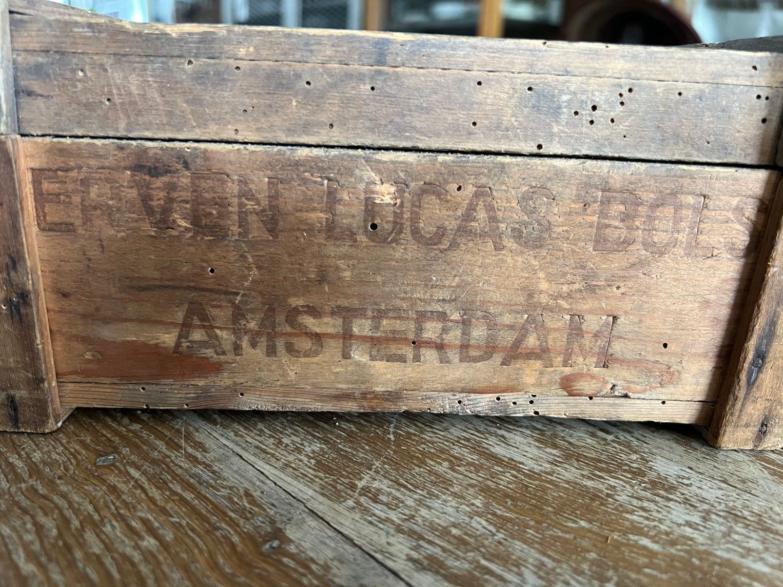OUD JENEVERKISTJE BOLS, Verzamelen, Ophalen of Verzenden, Gebruikt