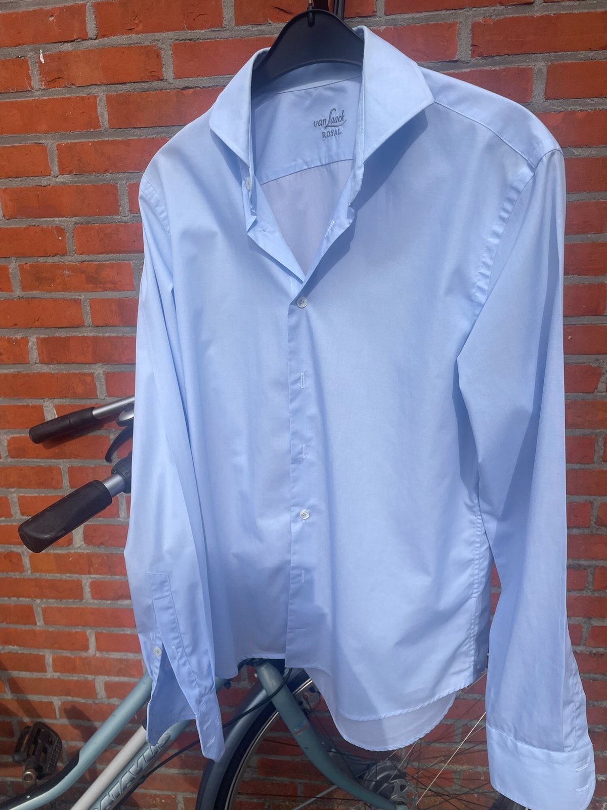 Z.g.a.n lichtblauw "van Laack Royal" Overhemd maat 39, Blauw, Zo goed als nieuw, Van Laack, Halswijdte 39/40 (M)