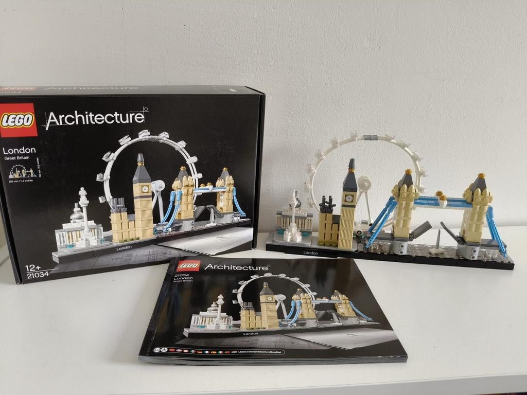 Lego architecture skyline London, 21034, Kinderen en Baby's, Speelgoed | Duplo en Lego, Zo goed als nieuw, Lego, Complete set