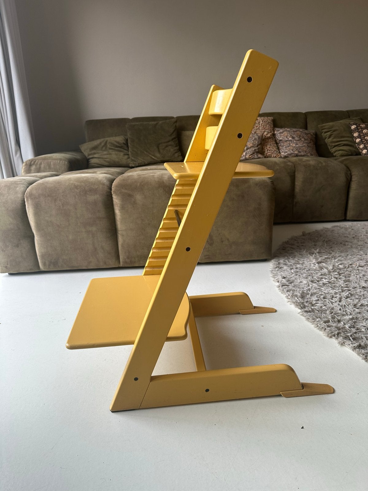 Stokke Tripp Trapp Stoel Sunflower Geel, Ophalen of Verzenden, Gebruikt, Meegroeistoel