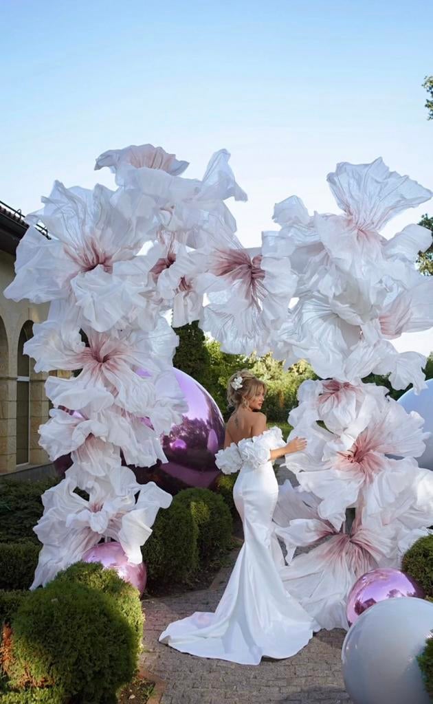 Reuzenbloemen Giant Flowers Bruiloft Decoratie op maat, Ophalen of Verzenden