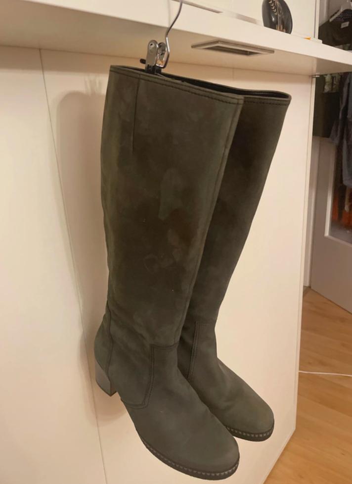 Laarzen gabor 39 / 6, Kleding | Dames, Schoenen, Ophalen of Verzenden, Zo goed als nieuw, Grijs, Hoge laarzen