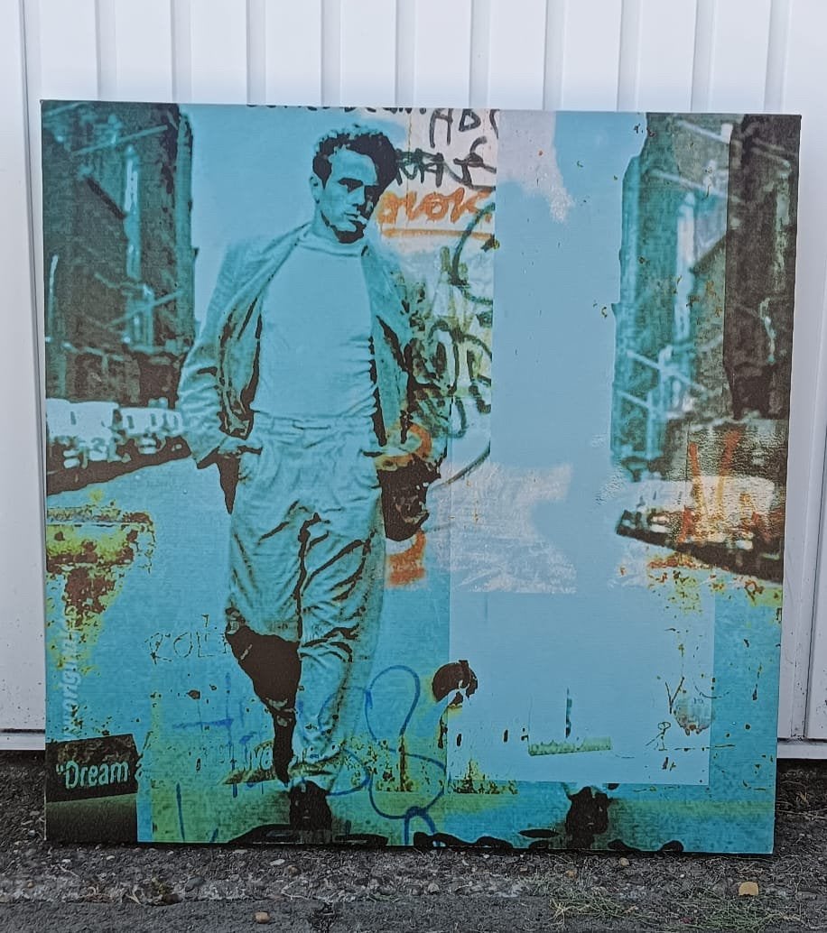 James Dean, Ophalen of Verzenden, Zo goed als nieuw, 75 tot 100 cm, Schilderij