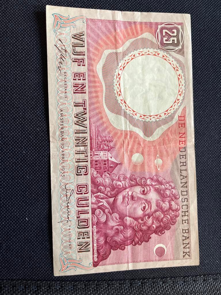 25 Gulden Biljet 1955 - in goede staat, Ophalen of Verzenden, 25 gulden, Los biljet