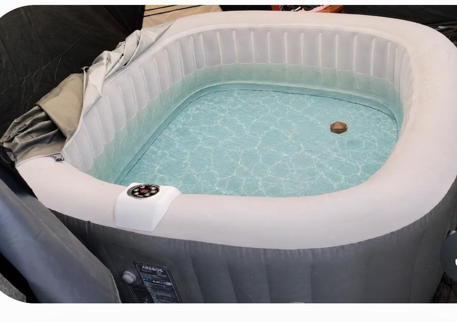 Jacuzzi met LED verlichting en Lay-Z Spa Dome, Ophalen, Minder dan 80 cm, Opblaaszwembad, Vierkant