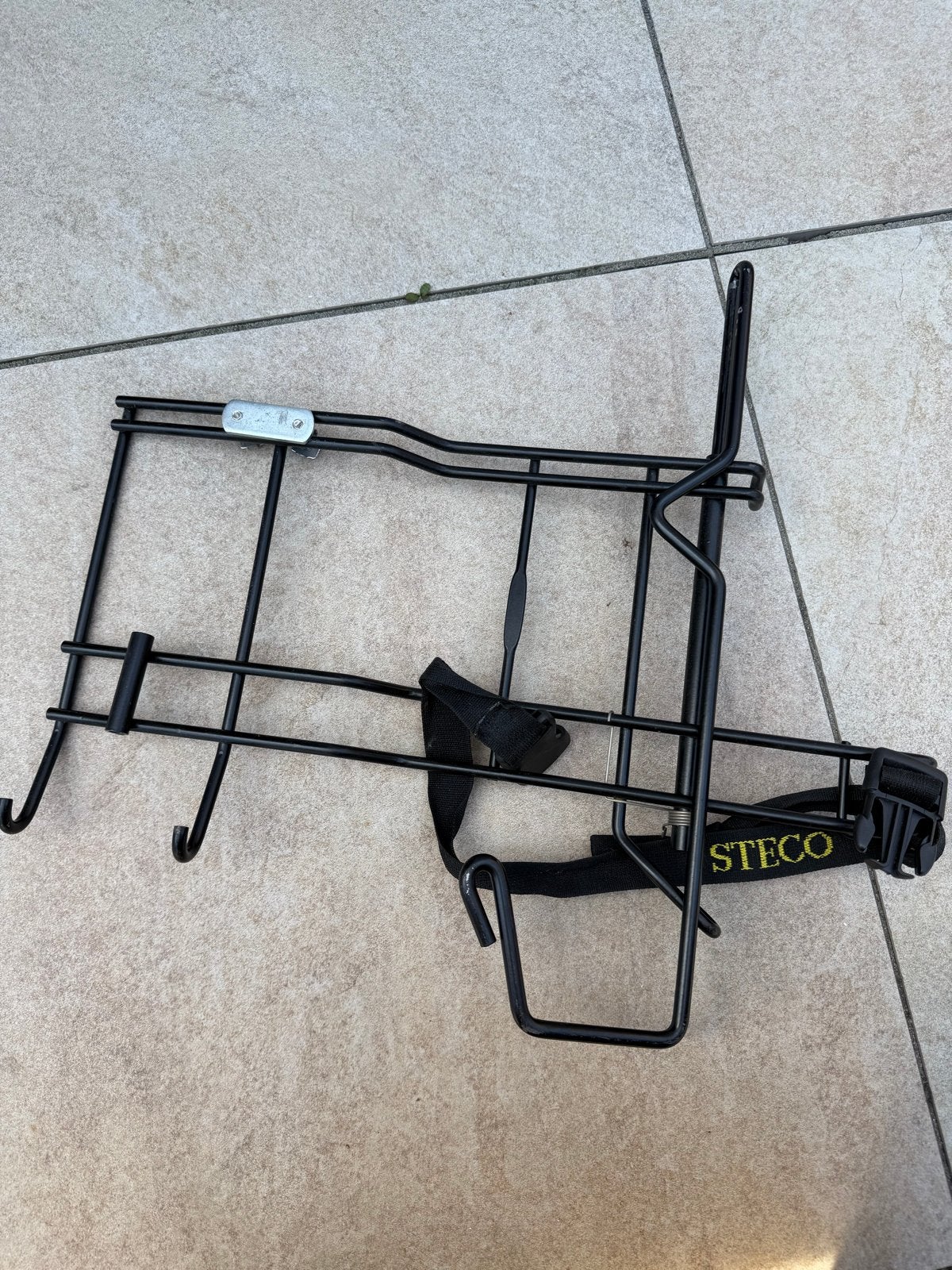 Steco Buggy-Mee Deluxe fietsdrager voor buggy, Ophalen of Verzenden, Gebruikt, Overige typen, 20 tot 40 kg