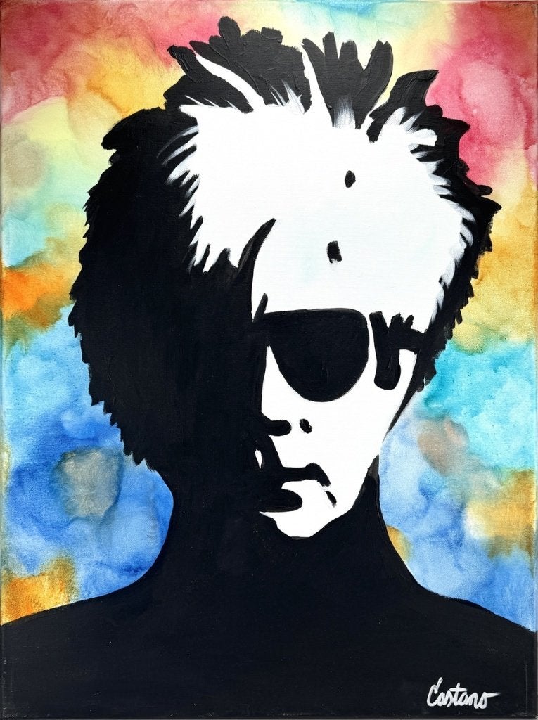 197. Acrylverfschilderij, Castano – "Warhol", 2019