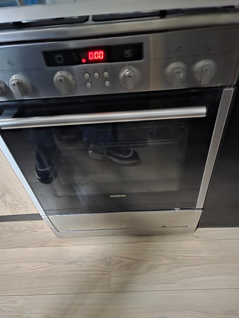 Siemens Gasfornuis met electrische oven, Witgoed en Apparatuur, Ophalen, Gebruikt, 4 kookzones, Gas