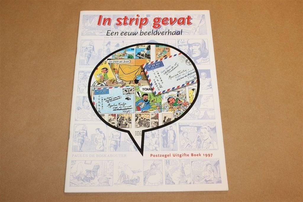 In Strip Gevat — Postzegelboek 100 Jaar Stripgeschiedenis, Eén stripboek, Ophalen of Verzenden, Gelezen