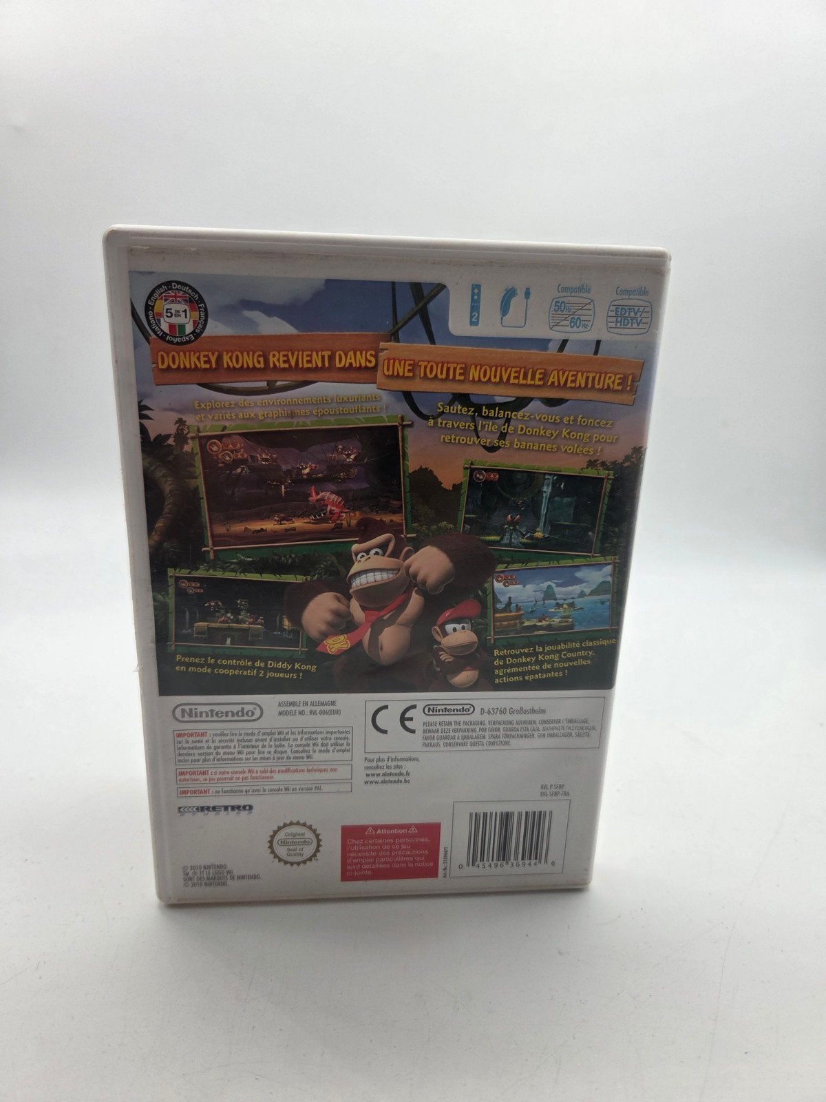 Donkey Kong Country Returns - Nintendo Wii, Nintendo, 2 spelers, Eén computer, Zo goed als nieuw