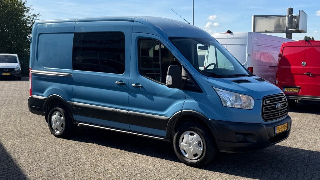 Ford Transit 2.2 TDCI 92KW 125PK L2H2 TREKHAAK/ BIJRIJDERSBA, 13 km/l, 125 pk, Gebruikt, Elektrische ramen