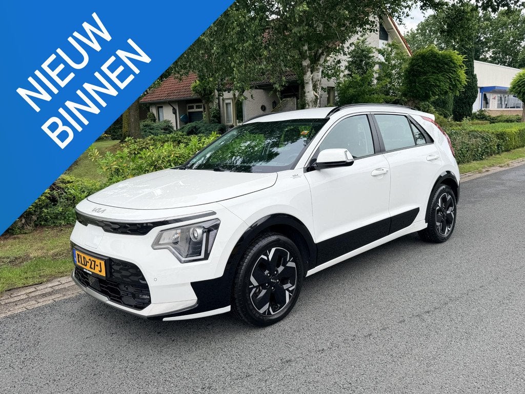 Kia Niro EV ComfortLine 64,8KWH 204PK•Half-Leder•Camera, Stof, Gebruikt, 750 kg, 1657 kg