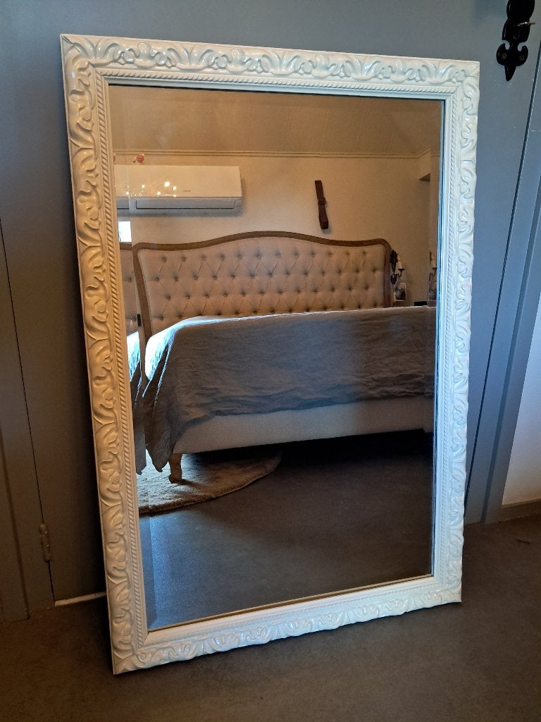 Spiegel, Huis en Inrichting, Ophalen of Verzenden, Zo goed als nieuw, Minder dan 100 cm, Rechthoekig