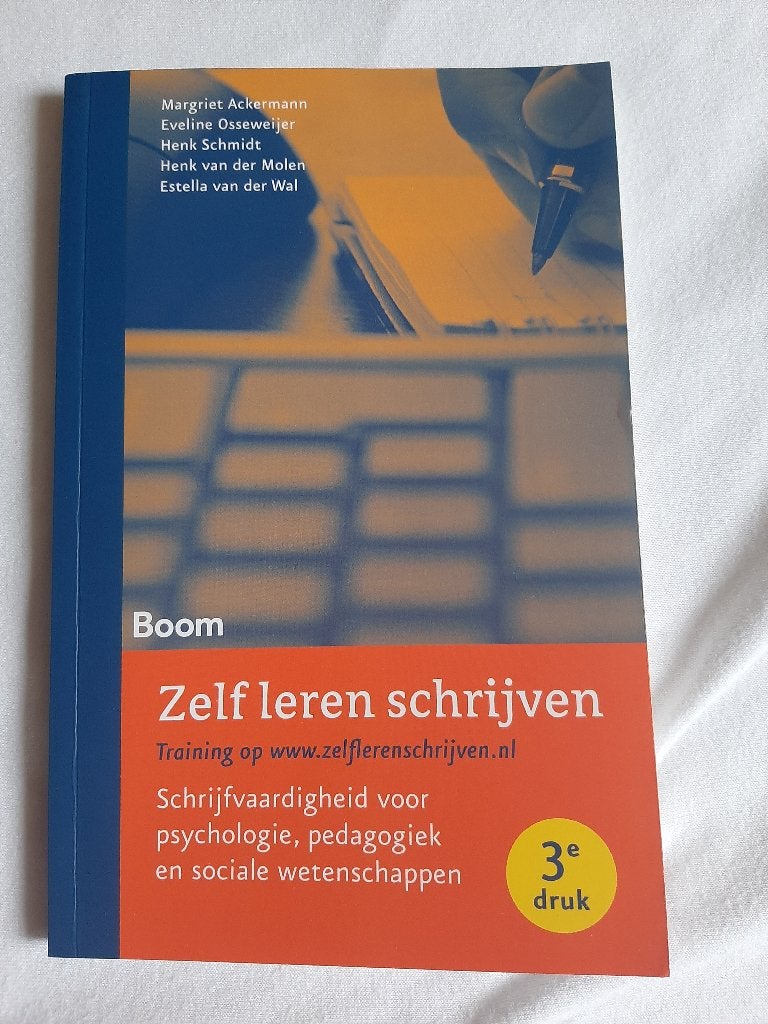 Zelf leren schrijven, Diverse auteurs, Zo goed als nieuw, Alpha, HBO