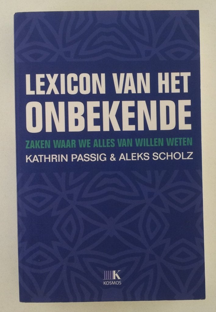 Passig, Kathrin - Lexicon van het onbekende / zaken waar we, Boeken, Encyclopedieën, Verzenden, Gelezen, Overige onderwerpen