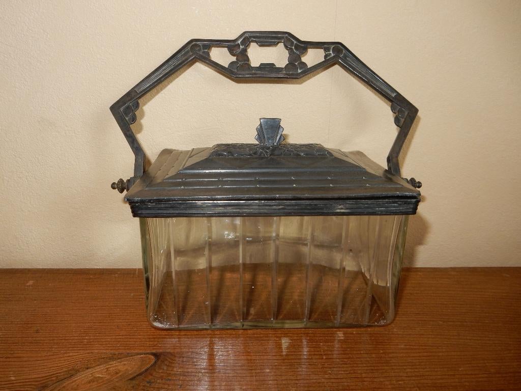 Art deco koekjes trommel, 1920/30, Antiek en Kunst, Ophalen of Verzenden